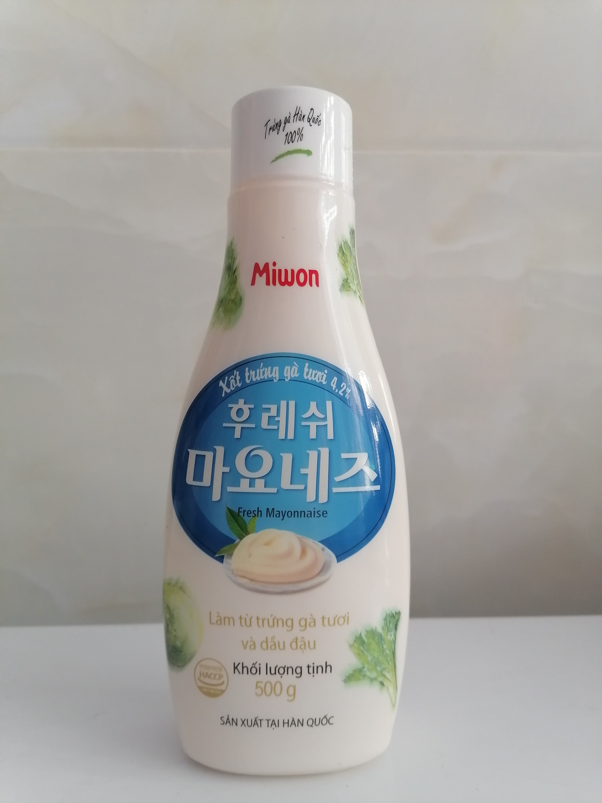 [500g] Xốt trứng gà tươi [Korea] MIWON Fresh Mayonnaise (miw-hk)