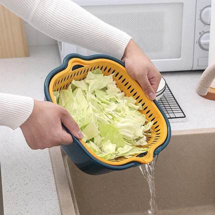 Sét rổ chậu 6 món đựng rau, hoa quả