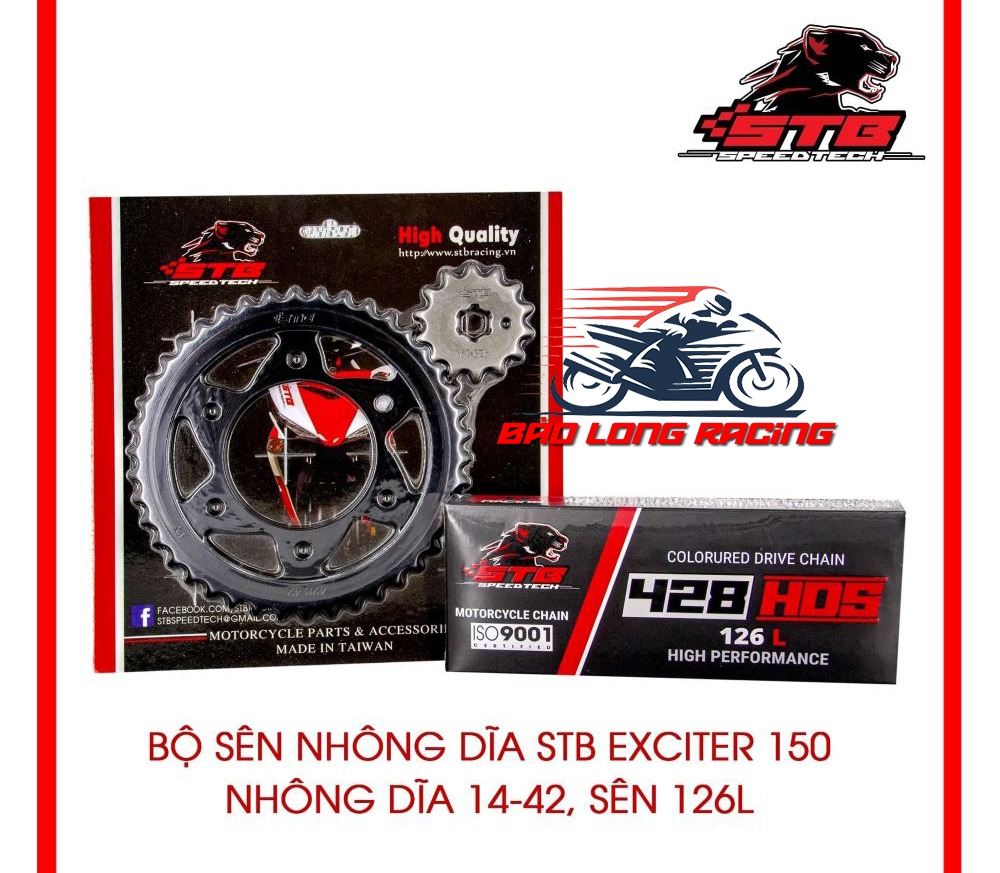 Bộ Sên Nhông Đĩa STB EXCITER 150