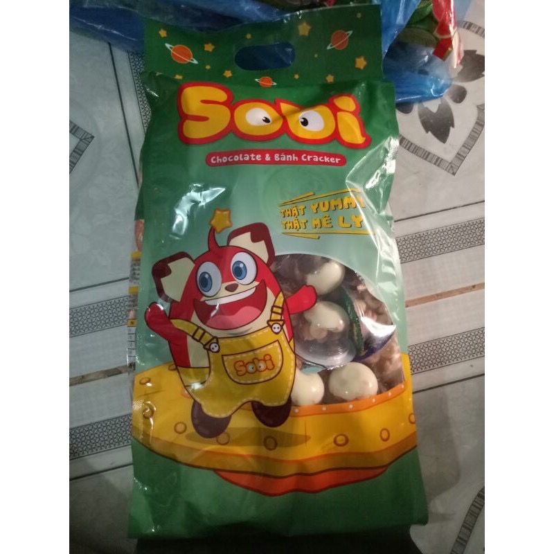 Kẹo thạch Sobi Chocolate và bánh cracker 320g và850g