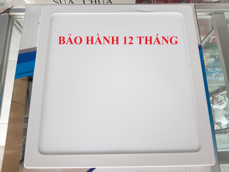 Đèn Led Ốp Trần Vuông 18W Sáng Trắng Tiết Kiệm Điện.