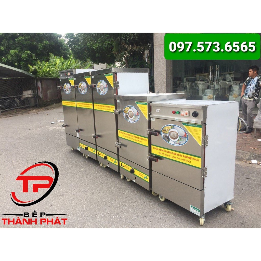 Tủ nấu cơm công nghiệp 8 khay