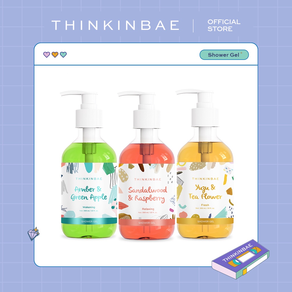 [6-11/12 VOUCHER GIẢM 8%]Thinkinbae Sữa tắm Shower gel 300ml