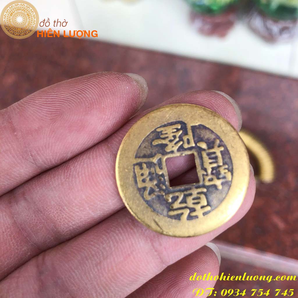 Feng Shui goods set of 5 vintage coins