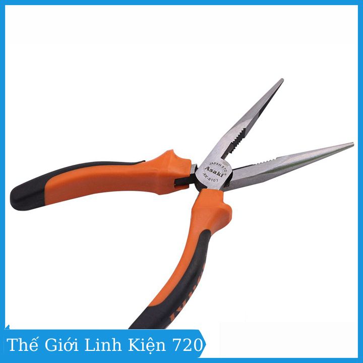 Kìm Mỏ Nhọn Asaki 6/8 Inch Cao Cấp
