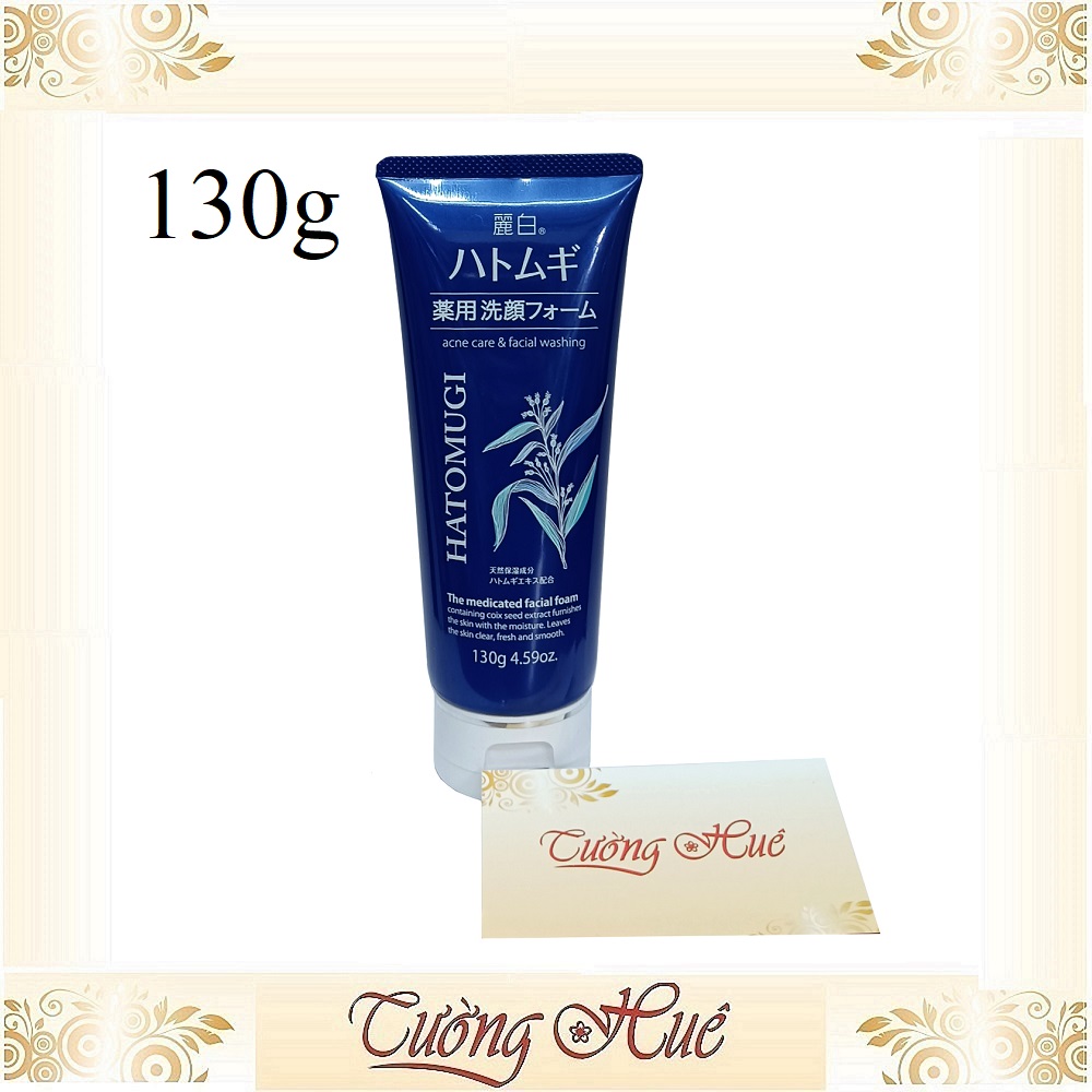 Sữa rửa mặt cho da mụn hatomugi acne care & facial washing - 130g