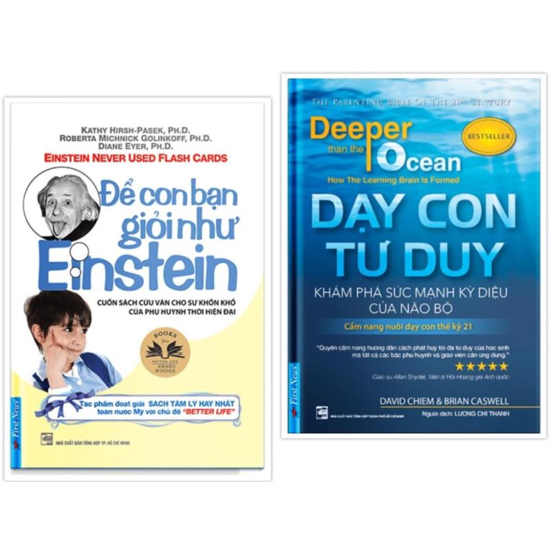 Sách - Combo Để Con Bạn Giỏi Như Einstein + Dạy Con Tư Duy - First News