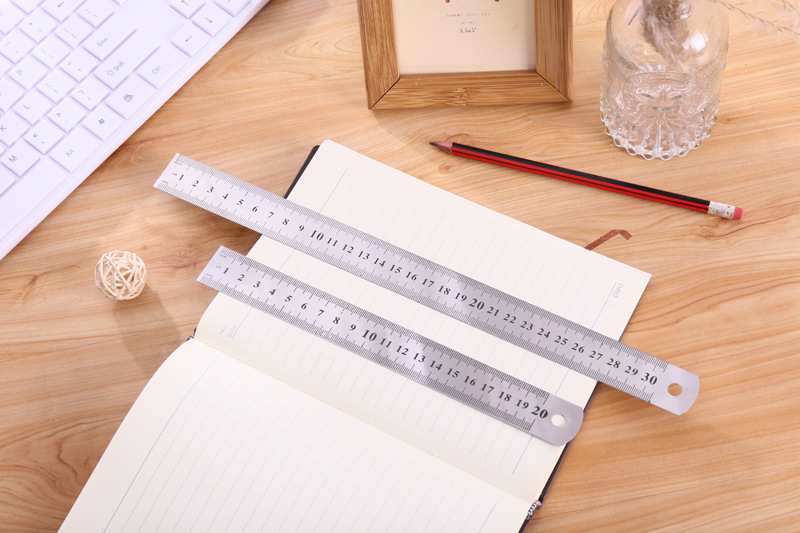 Thước kẻ sắt 30cm inox không gỉ