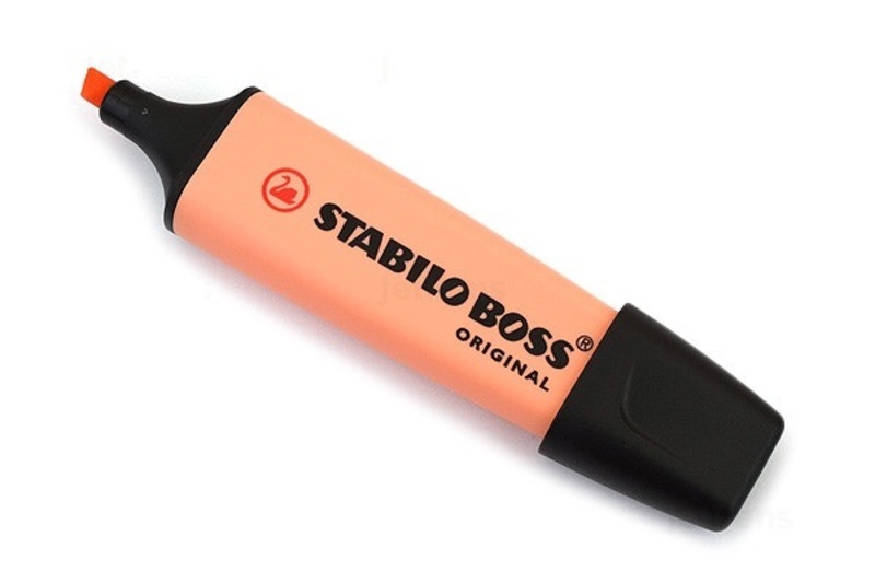 Bút dạ quang Stabilo Boss Original Highlighter – Màu cam pastel (Creamy  Peach) - MixASale