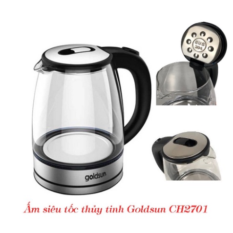 Bình Ấm Đun Siêu Tốc Goldsun Chính Hãng