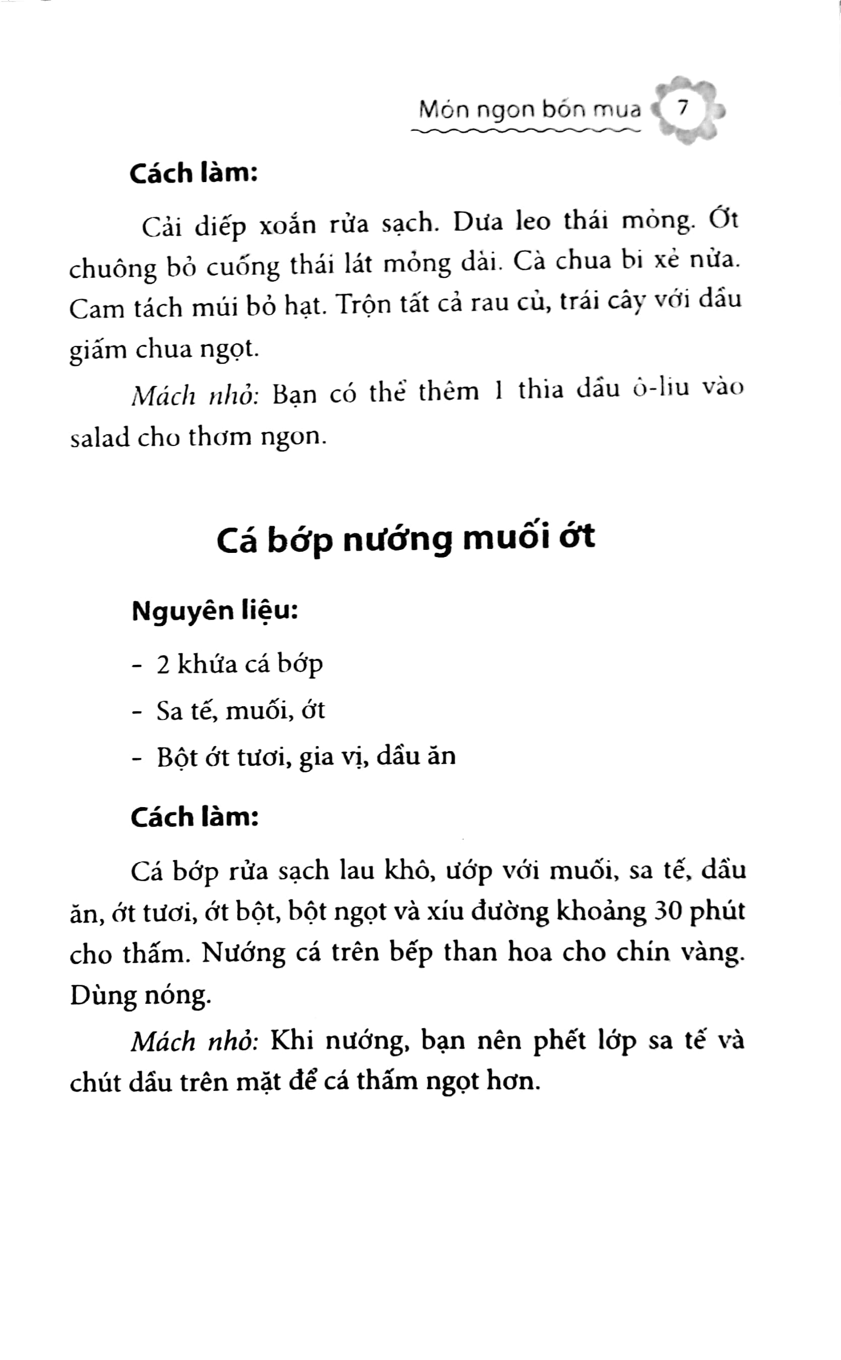 Fahasa - Món Ngon 4 Mùa