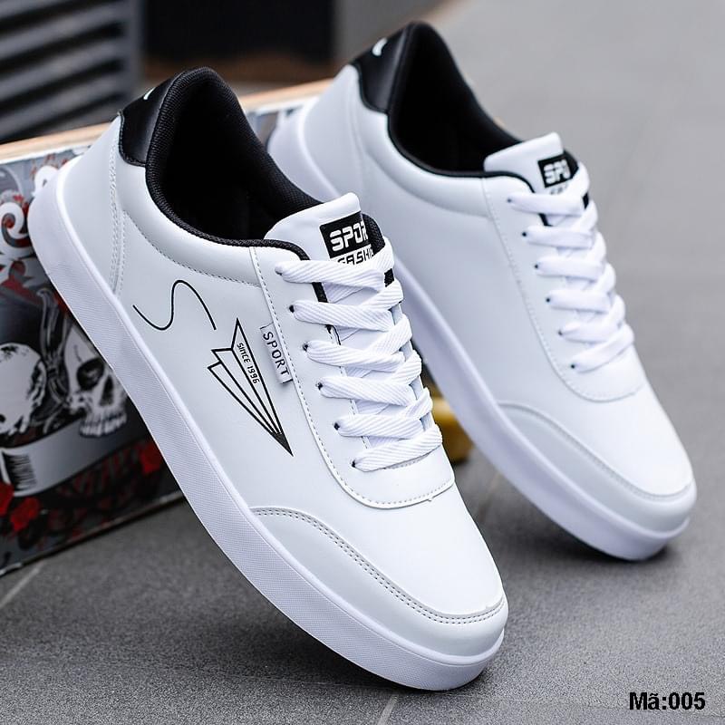 Giày nam sneaker in họa tiết máy bay giấy ngộ nghĩnh thời trang