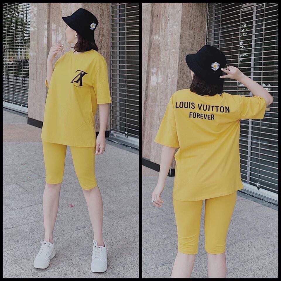 SET BỘ LỬNG THỜI TRANG SẮC MÀU THIÊU CHỮ SIÊU HOT