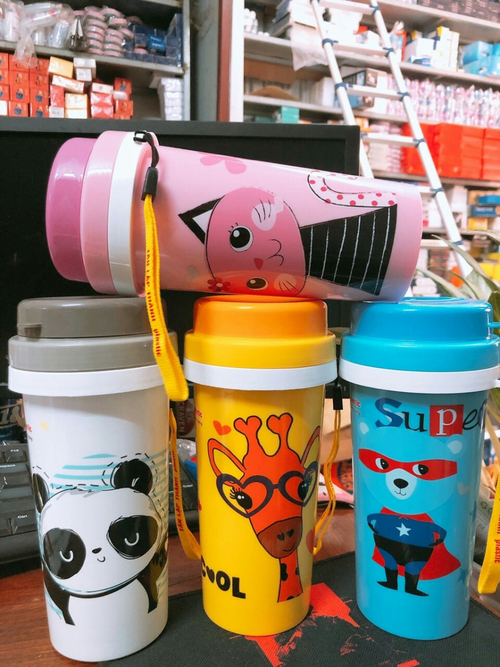 [ CỰC COOL ] Bình Giữ Nhiệt Tân Lập Thành Có Ống Hút Kèm Dây Đeo 500ml cực cool cho bé đi học, bình nước giữ nhiệt hàng Việt Nam chất lượng cao