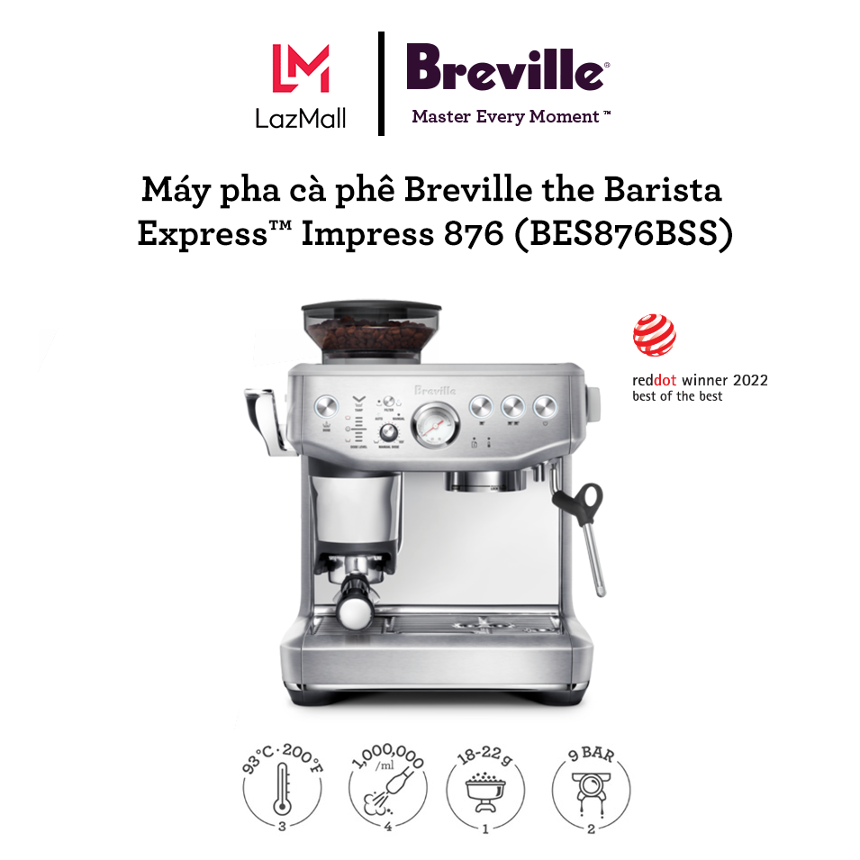 Máy pha cà phê Breville 876 the Barista Express Impress