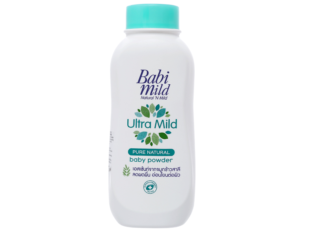 Phấn rôm cho trẻ babi mild ultra mild thái lan 180g