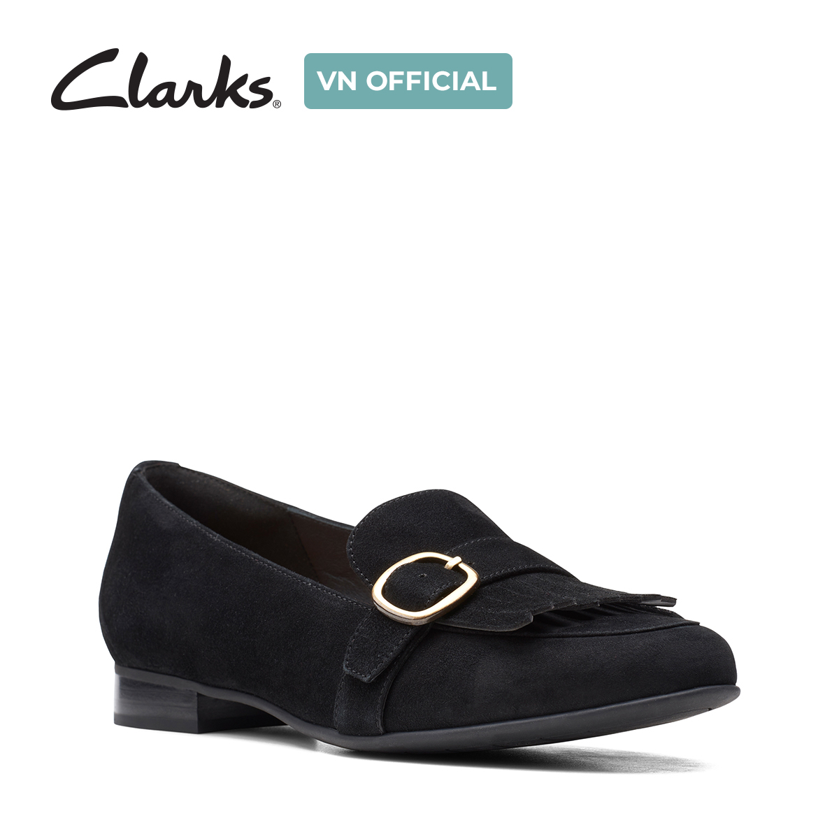 Giày Lười Da Lộn Nữ Clarks - Un Blush Fame