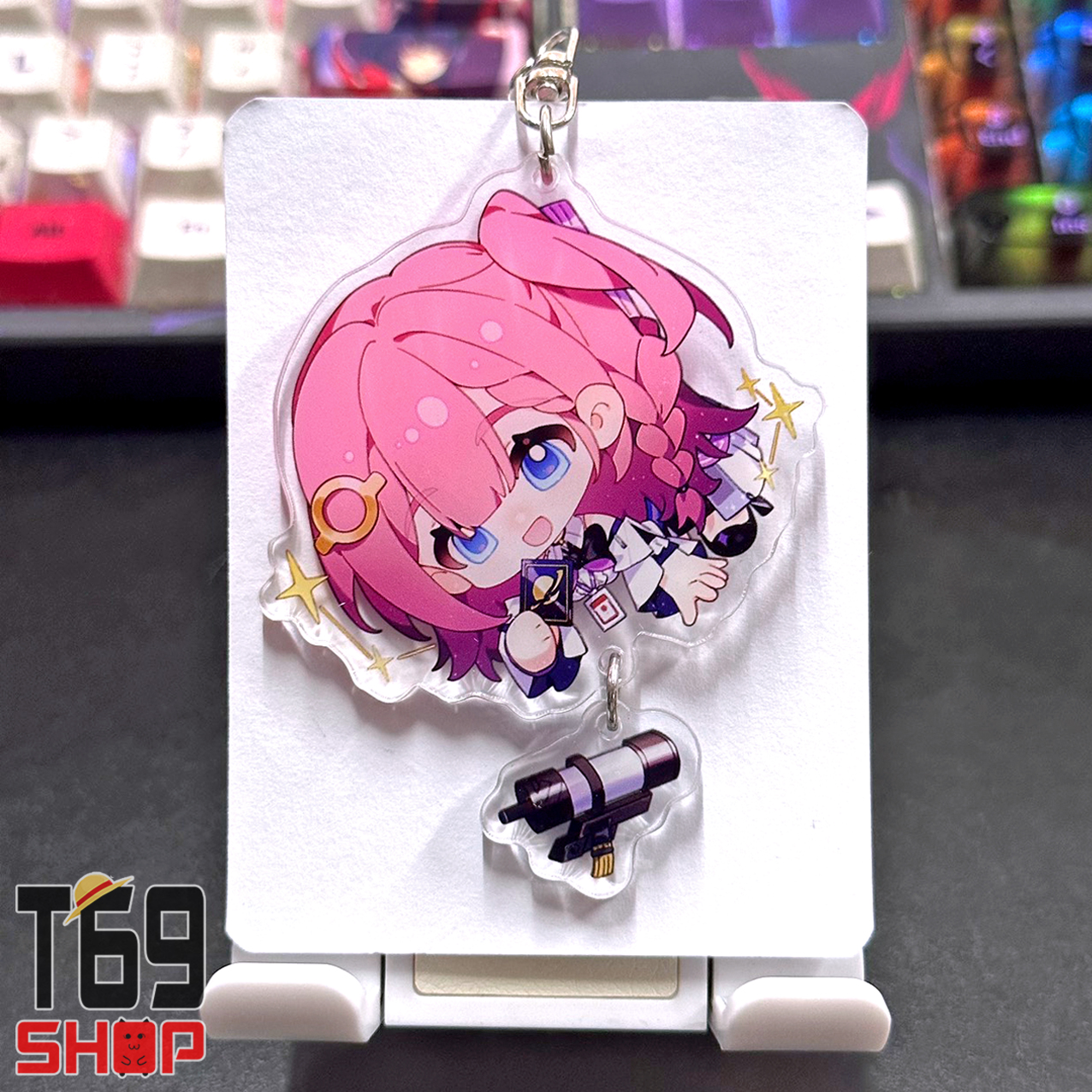 [61 mẫu] Móc khóa mica game Honkai: Star Rail - Cute ver (Loại cao cấp - Hình in ép giữa 2 mặt mica) [T69 Shop]