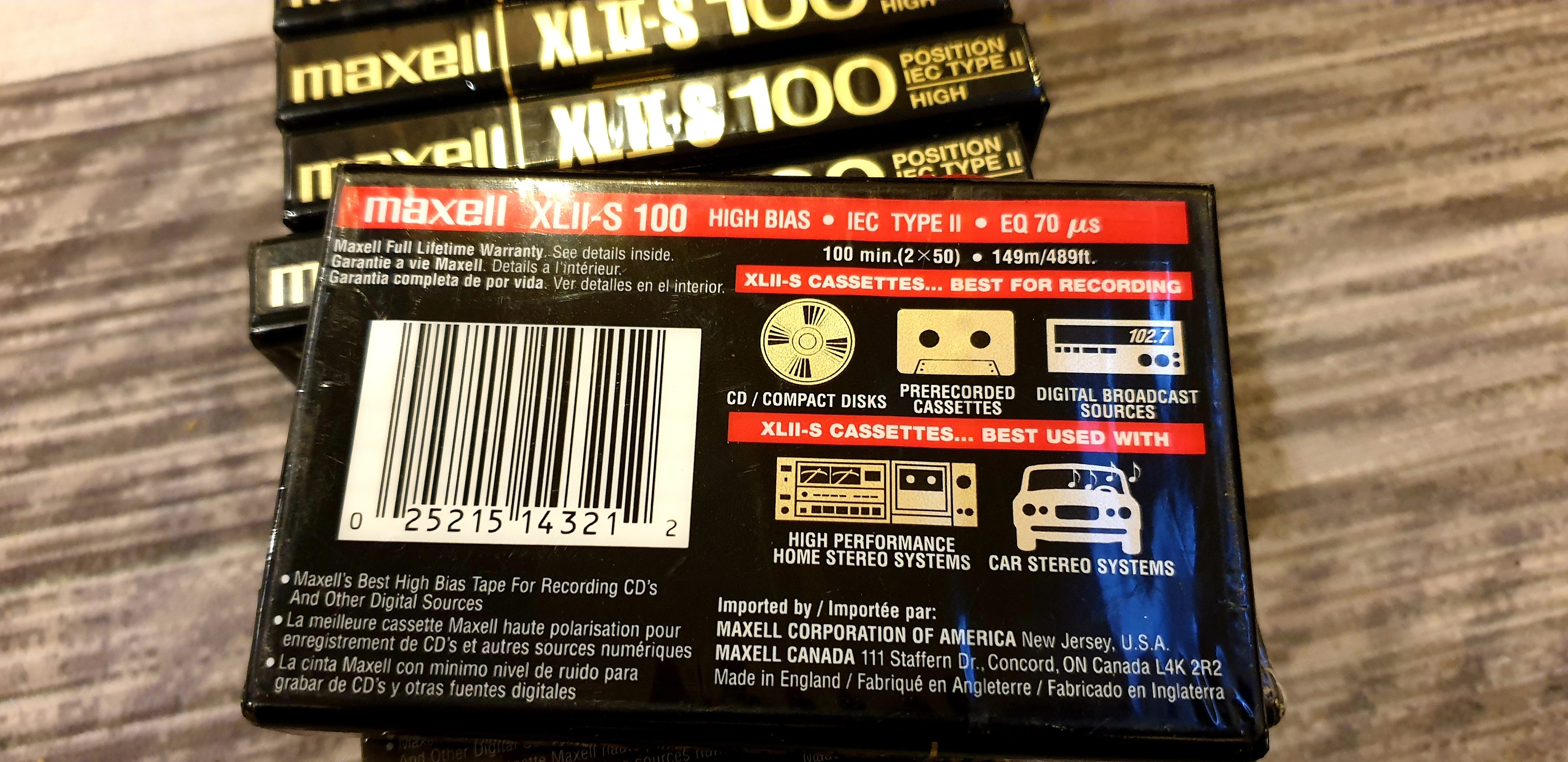 Băng cassette Maxell XLII-S