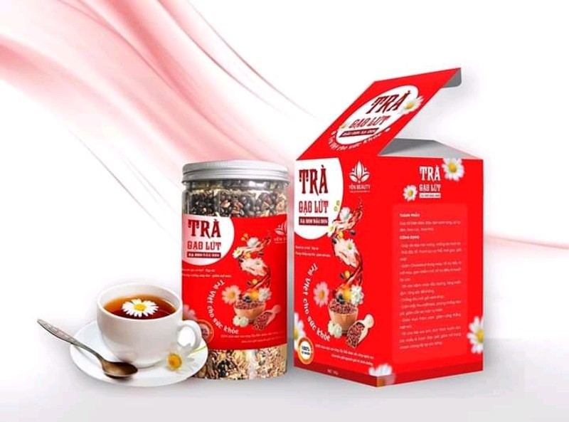 Trà Gạo lứt đậu đen xạ đen - GIẢM CÂN THẦN TỐC (800gr)