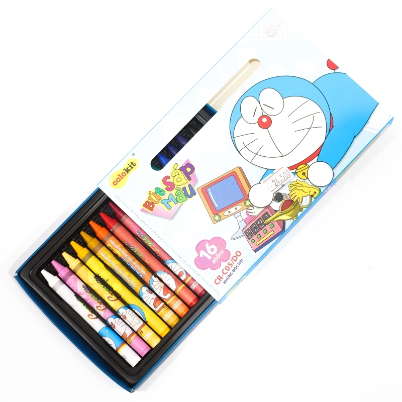 [HCM]Sáp màu Colokit Doraemon CR-C05/DO