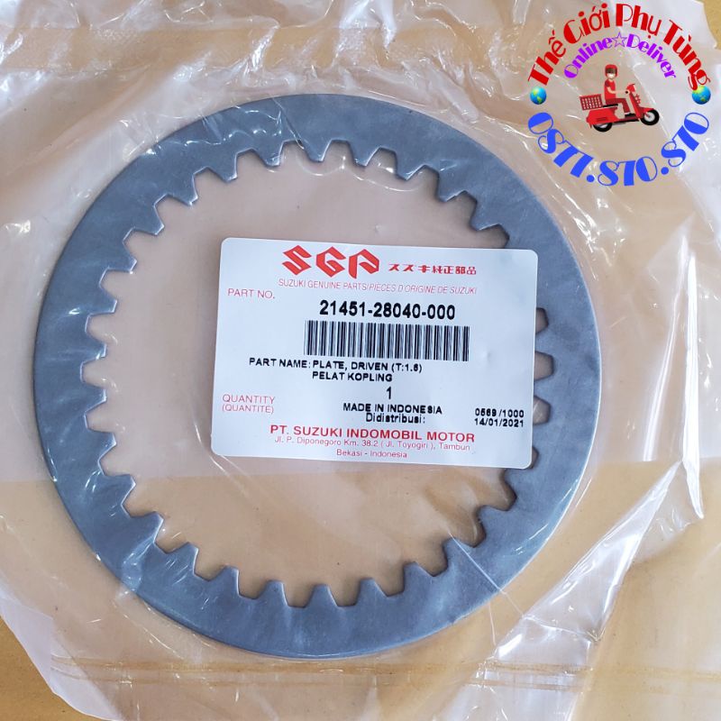 Lá sắt nồi raider /satria fi zin suzuki indonesia - 21451-28040-000