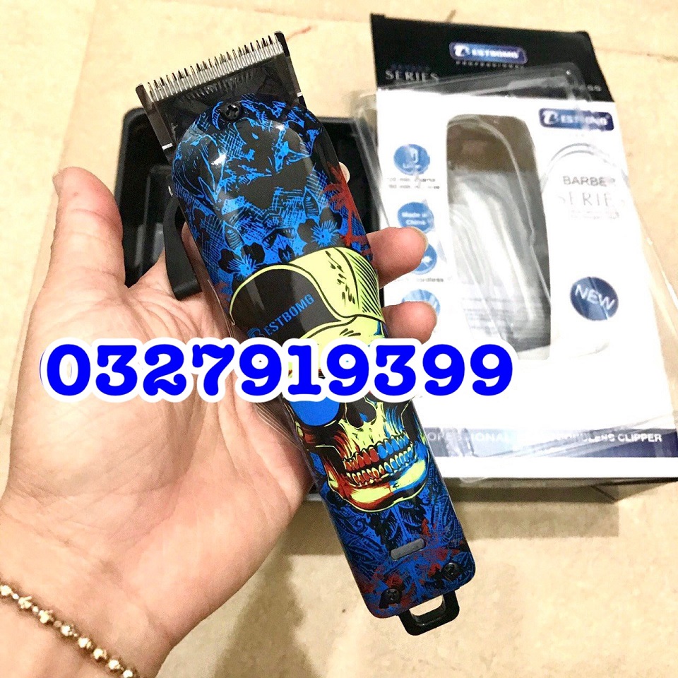 Tông đơ cắt tóc cao cấp BESTBOMG Cờ Mỹ