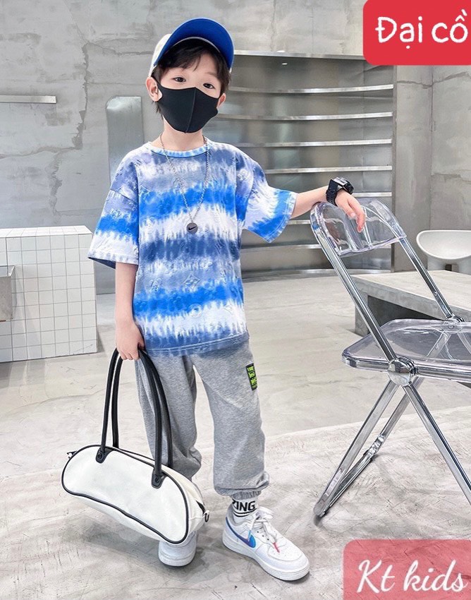 [SIZE ĐẠI+CỒ] SÉT BỘ THUN QUẦN DÀI BÉ TRAI
