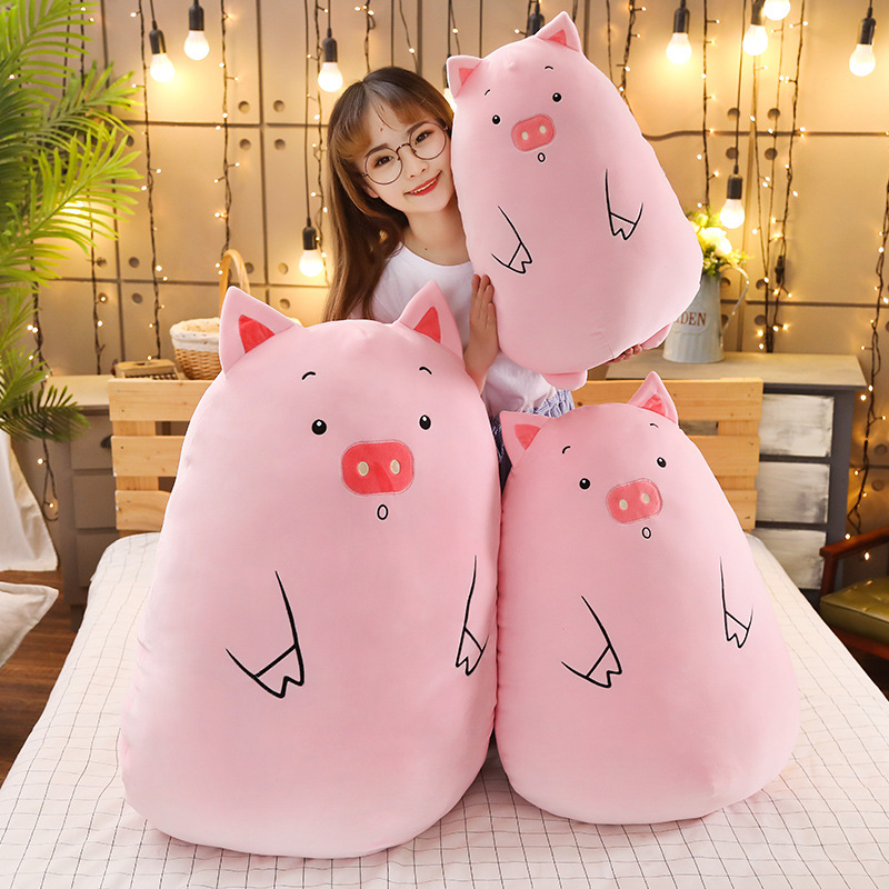 Gấu Bông Gối Ôm Búp Bê Khủng Long Heo Ú