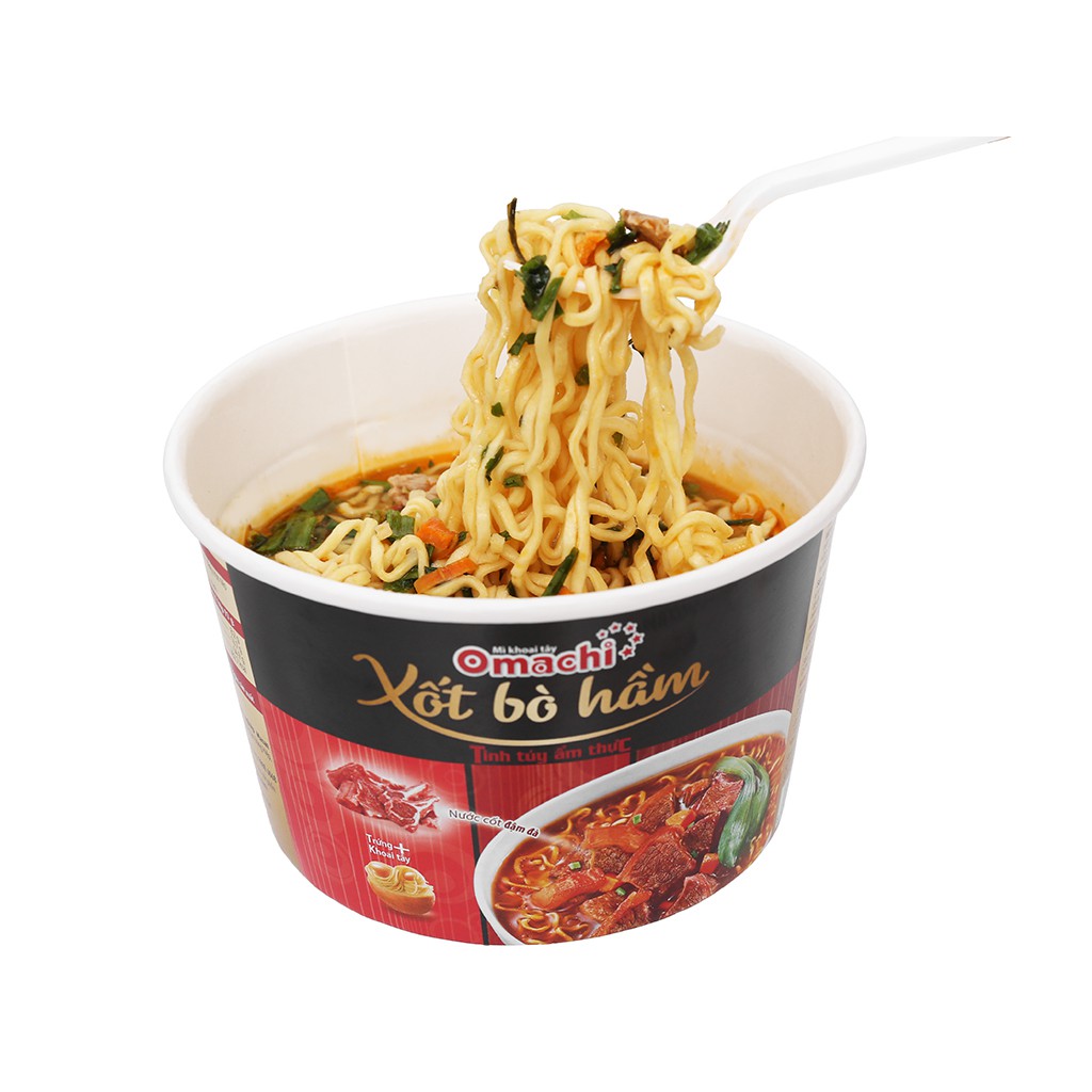 Mì bát Omachi vị Xốt bò hầm (92g)