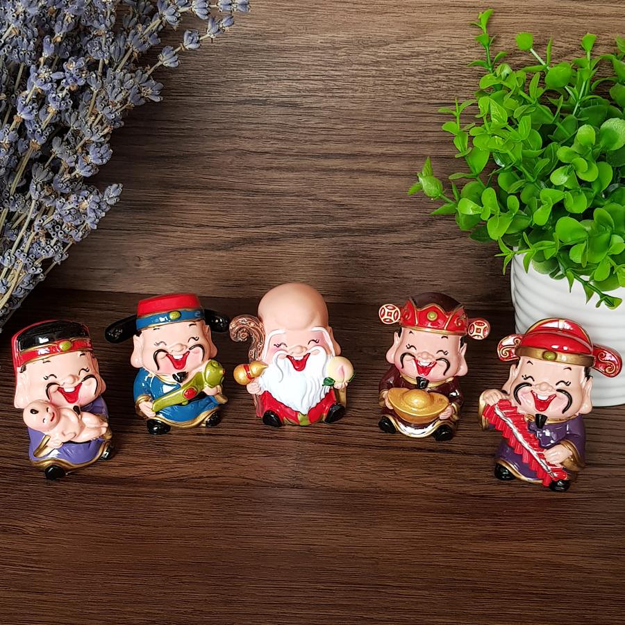 Bộ 05 tượng ngũ phúc 6cm
