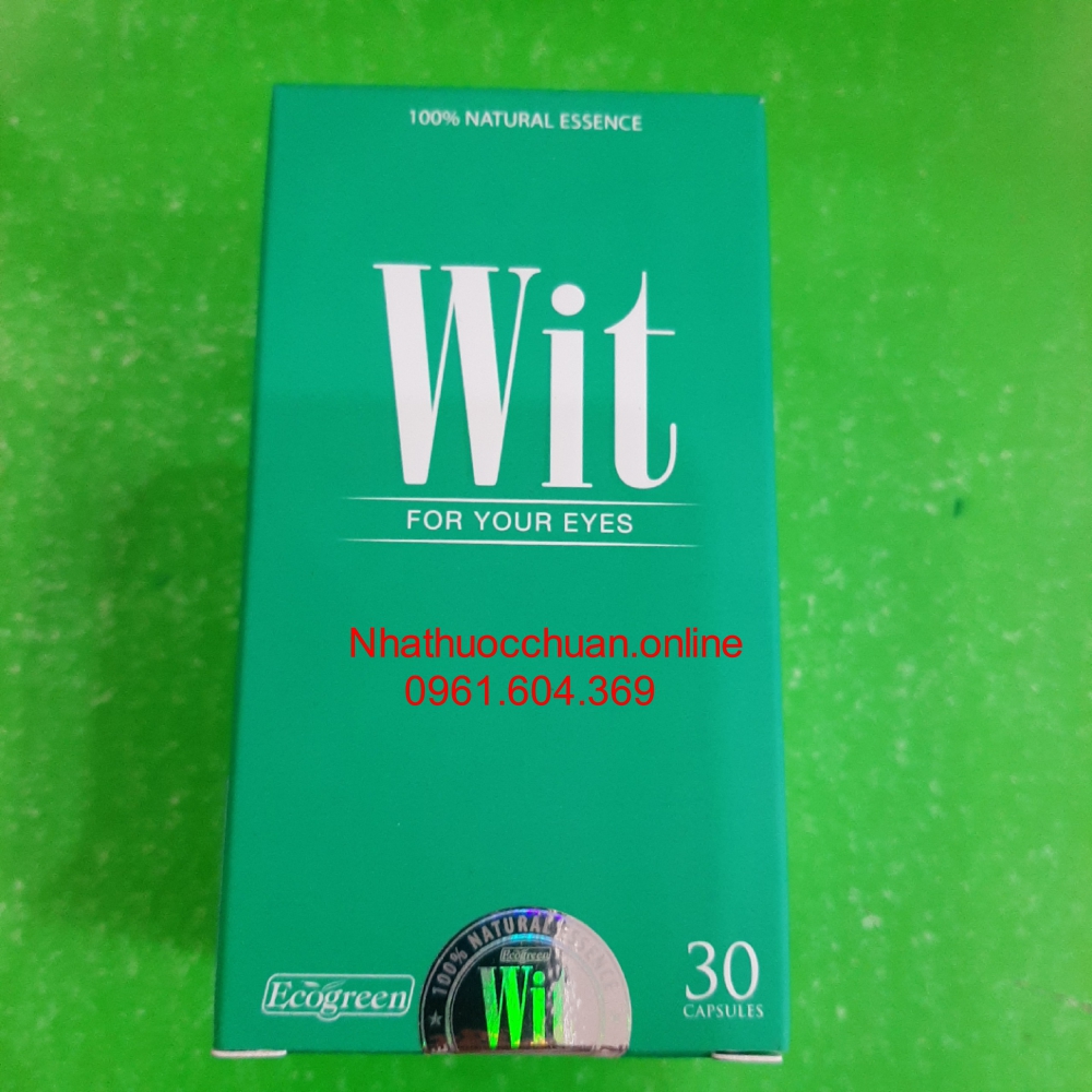 Wit tăng cường thị lực, giảm mỏi mắt, mờ mắt ( hộp 30 viên)