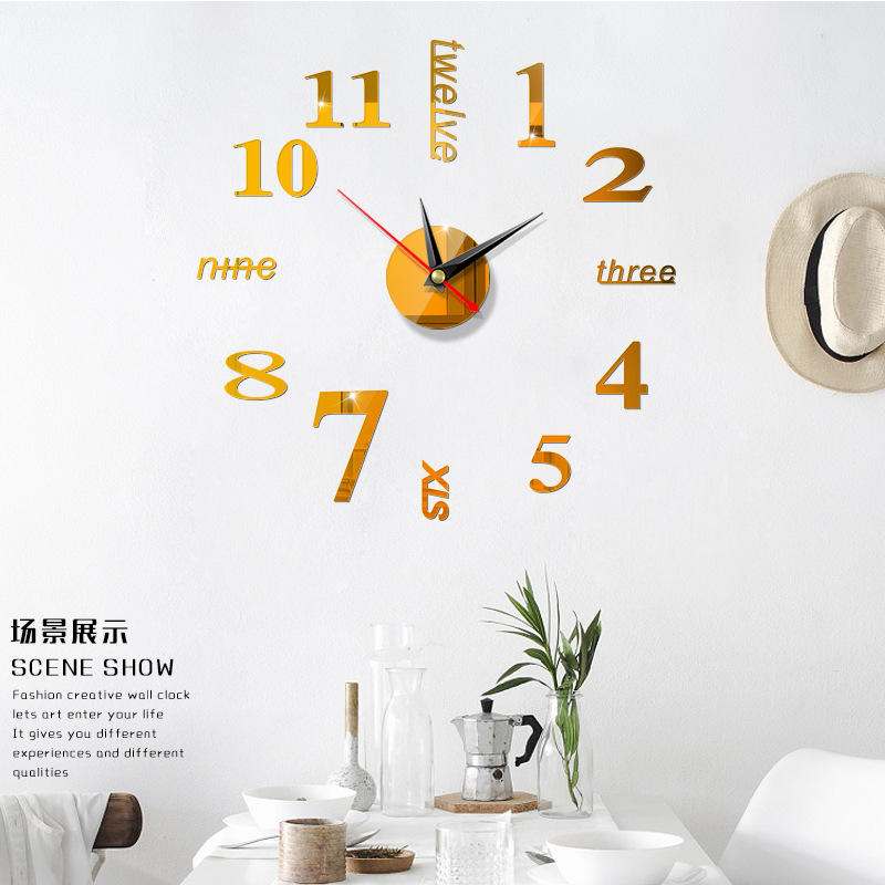 Đồng hồ treo tường tự lắp ráp DIY DH04