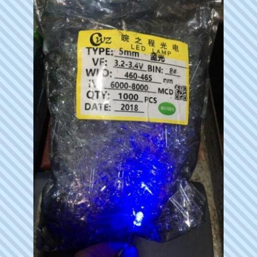 Led 5 Ly Màu Xanh Dương (1000con/túi)