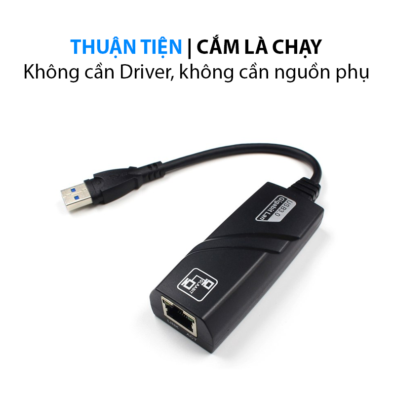 Cáp chuyển đổi USB sang RJ45 LAN - USB to LAN 2.0 - 10/100Mbps