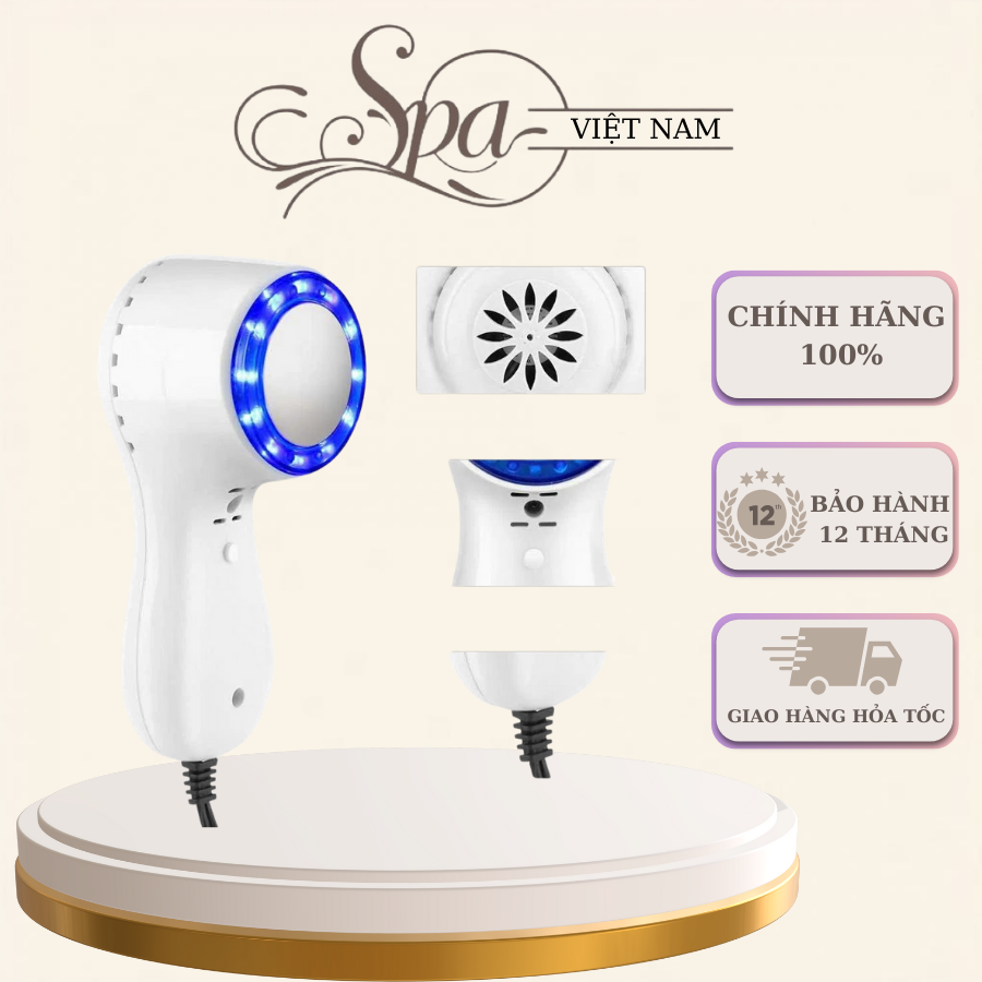 Búa lạnh massage mặt | điện di | đẩy tinh chất | chăm sóc da mặt trong spa bảo hành 12 tháng