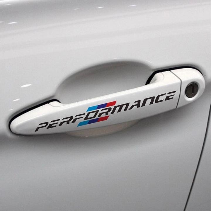 [HCM]Bộ 4 tem dán tay nắm cửa xe ô tô Performance
