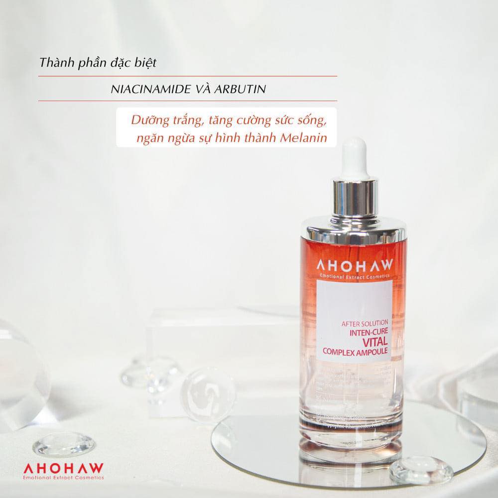 [Kèm Quà] Serum Tinh Chất Dưỡng Trắng Da AHOHWA Vital Complex Ampoule - Phục Hồi Da, Mờ Vết Thâm Mụn