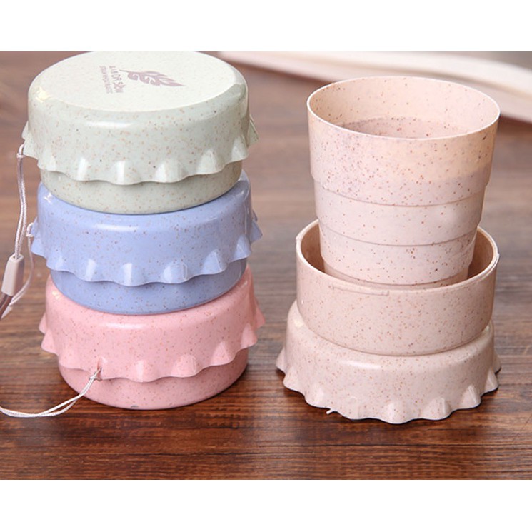 Cốc Lúa Mạch Mini Du Lịch Xếp Gọn/ Ly Lúa Mạch Mini Du Lịch Xếp Gọn