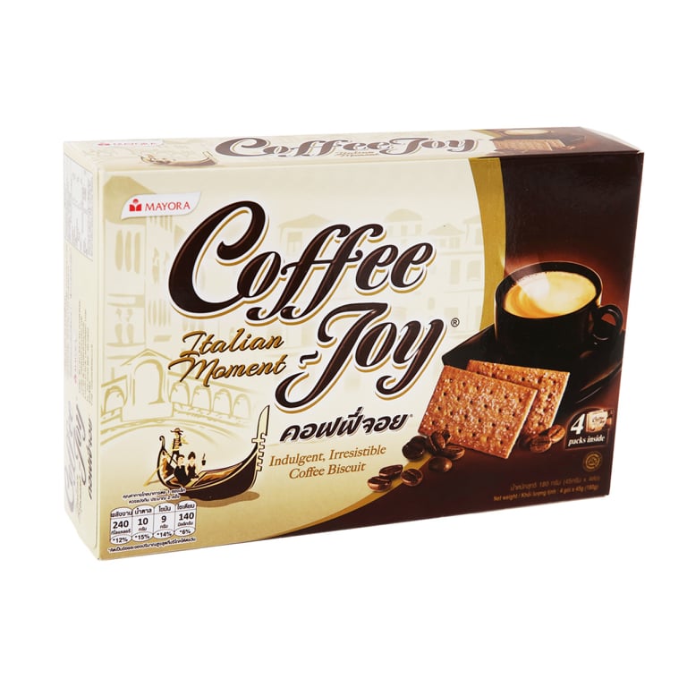 Bánh quy vị cà phê coffee joy hộp 180g