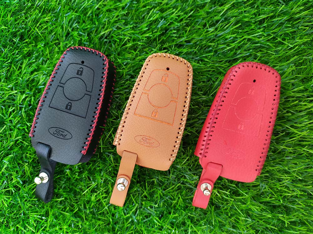 Bao da chìa khóa smartkey xe hơi Ford Ranger 2019