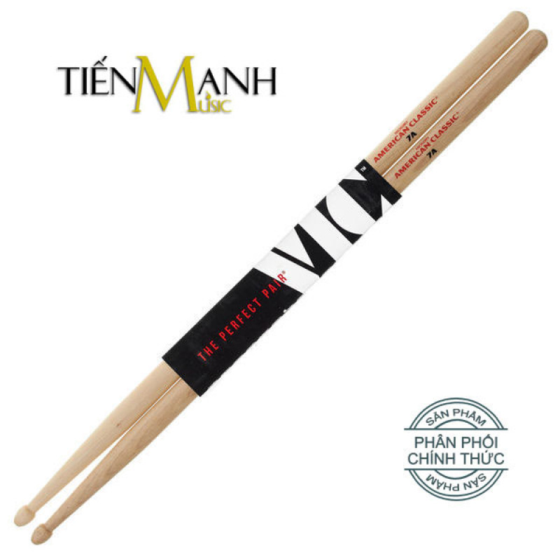Dùi Trống Vic Firth 7A - American Classic Hickory Drumsticks - Hãng phân phối chính thức