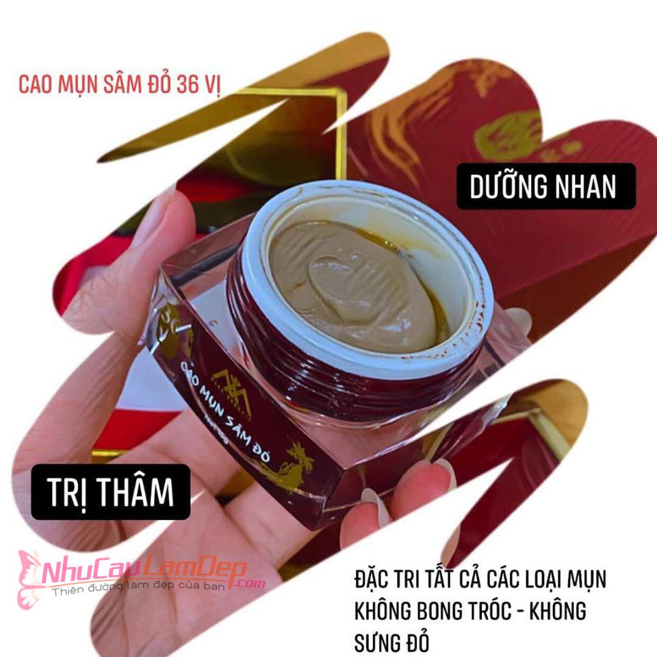 [HCM]Cao Mụn Sâm Đỏ (15g/hộp) Chính Hãng Meea Oranic