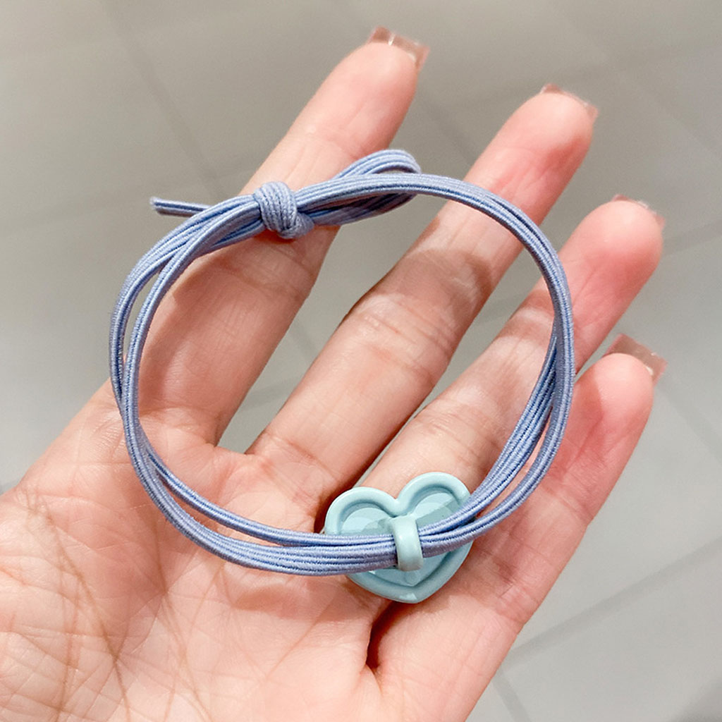 [Set 10] Dây cột tóc nữ trái tim dễ thương CT06