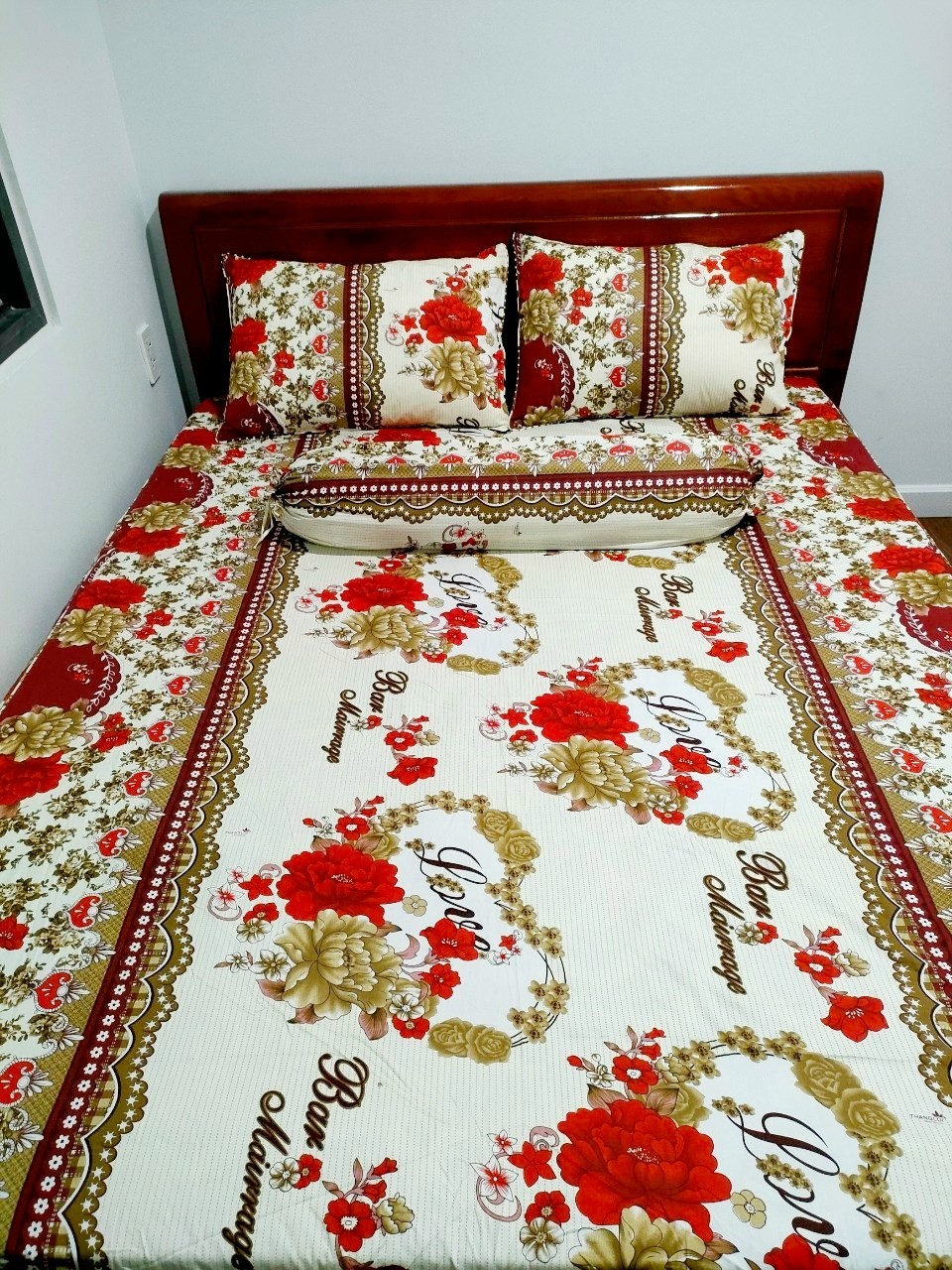 Bộ cotton thắng lợi 5 món có mền