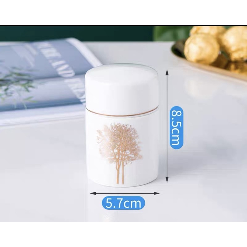 (HÀNG CÓ SẴN) Hũ, Lọ Đựng Tăm Gốm Sứ Hình Hươu
