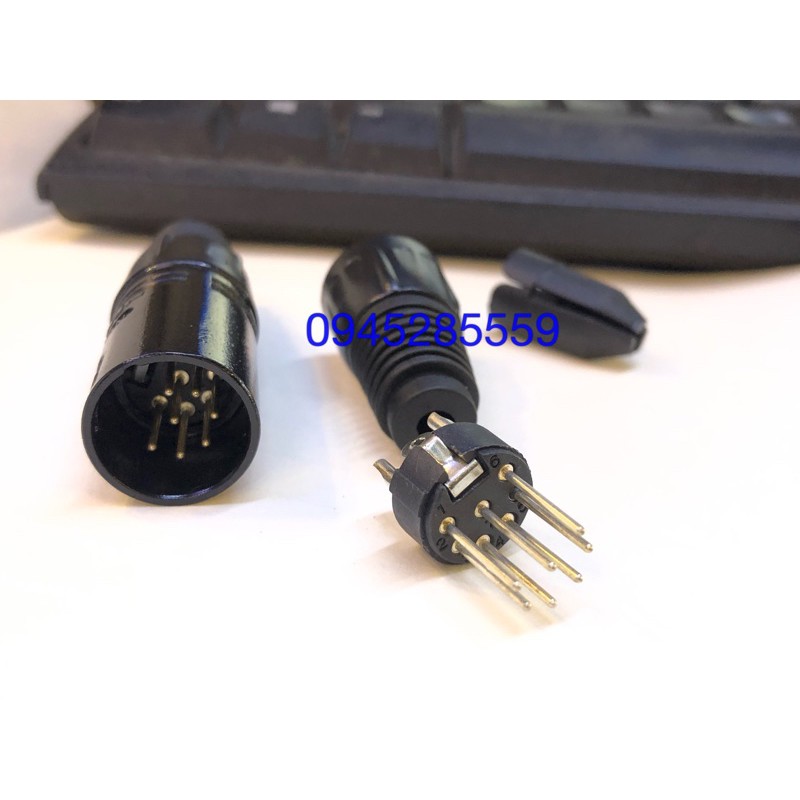 Jack canon ,xlr 7 chấu (chân) neutrik