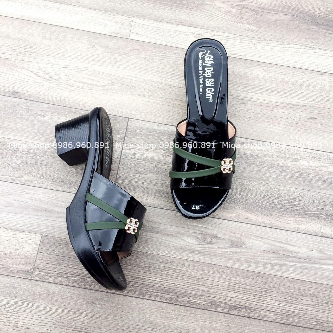 (Size 36-41) Dép 5p quai ngang cho mẹ cho bà