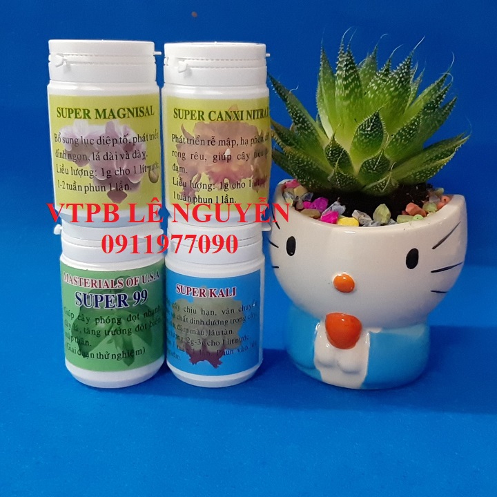 Combo 4 loại phân SUPER của Thầy Tám Ngọc