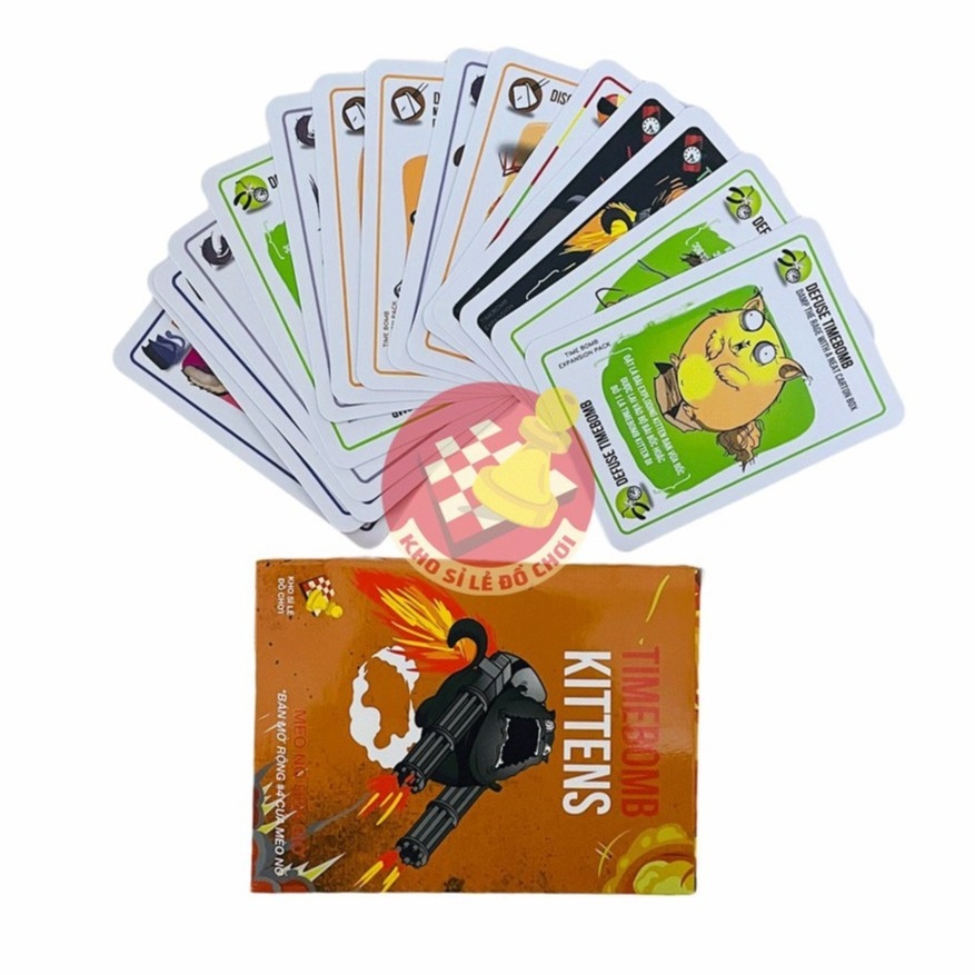 Combo Mèo Nổ - 5 Bản Mèo Nổ Mở Rộng (Tiếng Việt) - Boardgame Exploding Kittens